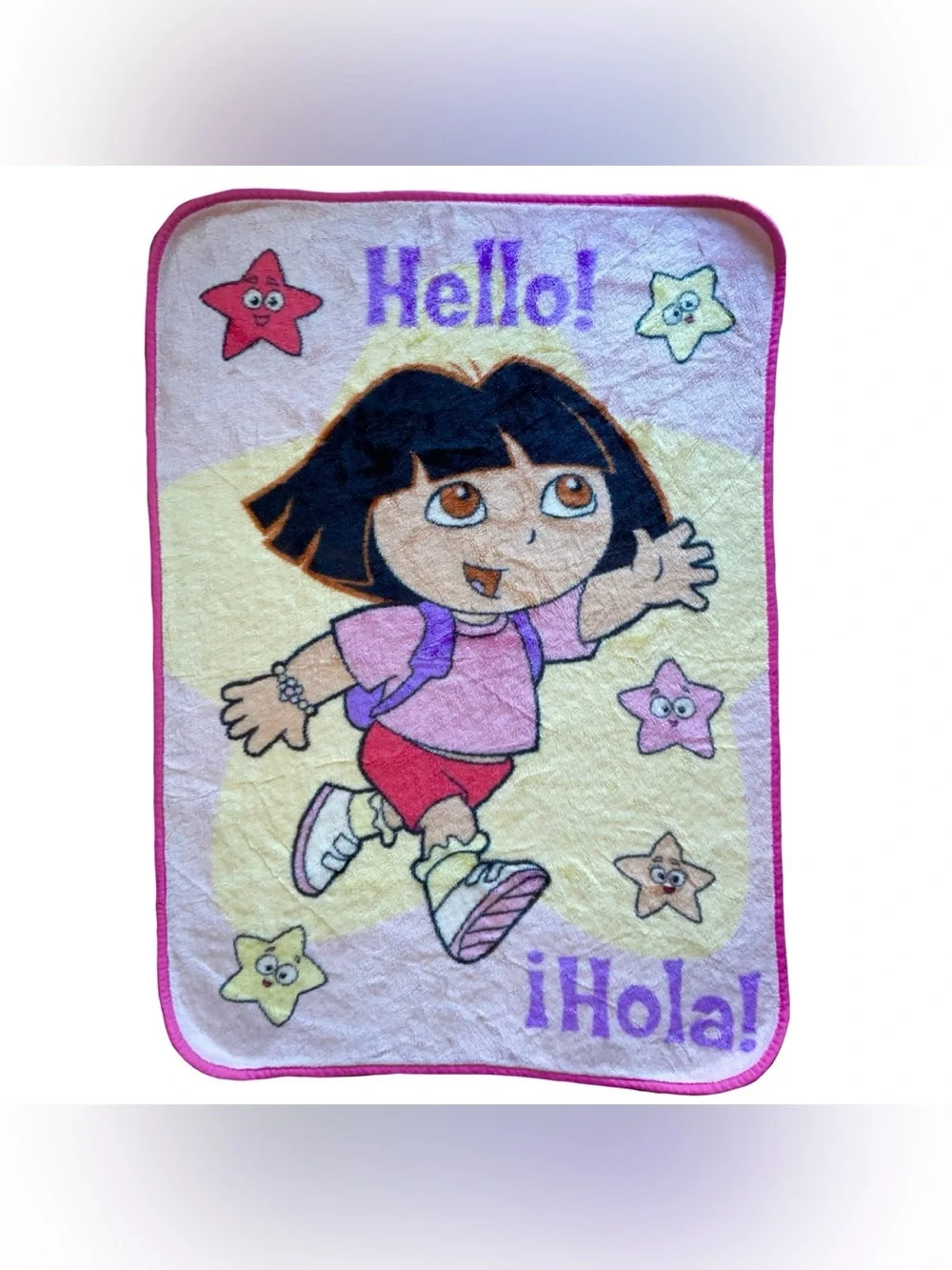 Lot 2 Dora the Explorer Fleece Blanket 